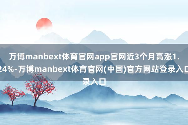 万博manbext体育官网app官网近3个月高涨1.24%-万博manbext体育官网(中国)官方网站登录入口