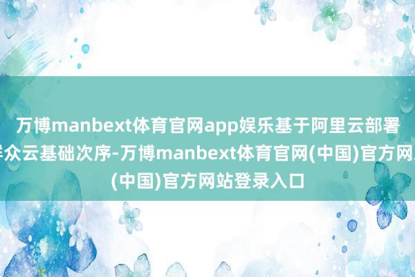 万博manbext体育官网app娱乐基于阿里云部署在全球的群众云基础次序-万博manbext体育官网(中国)官方网站登录入口