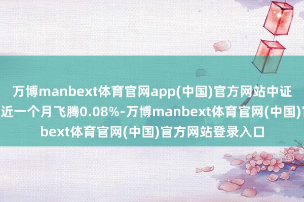 万博manbext体育官网app(中国)官方网站中证农发债1-5年指数近一个月飞腾0.08%-万博manbext体育官网(中国)官方网站登录入口