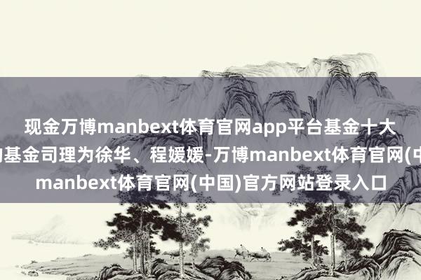 现金万博manbext体育官网app平台基金十大重仓股如下：该基金的基金司理为徐华、程媛媛-万博manbext体育官网(中国)官方网站登录入口